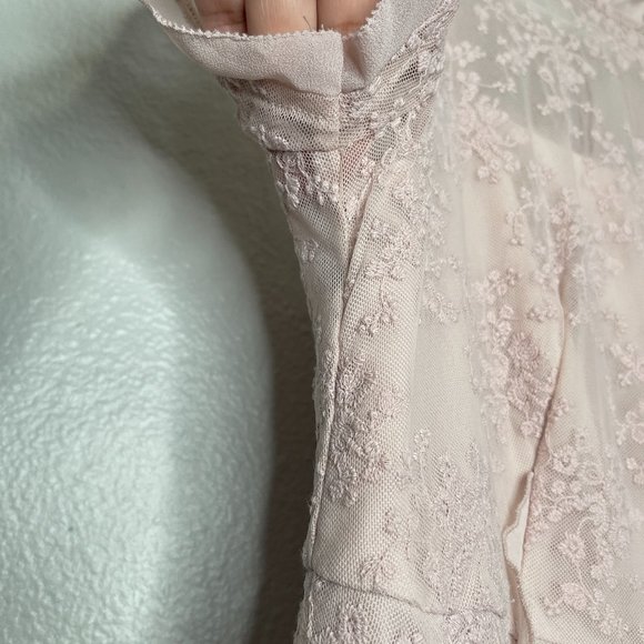 ONLY LOVE URBANIZED dahlia lace embroidered dress M - Picture 4 of 11